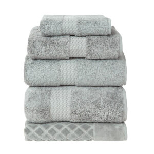 Etoile Platine bath towel 70 x 140 cm Yves Delorme