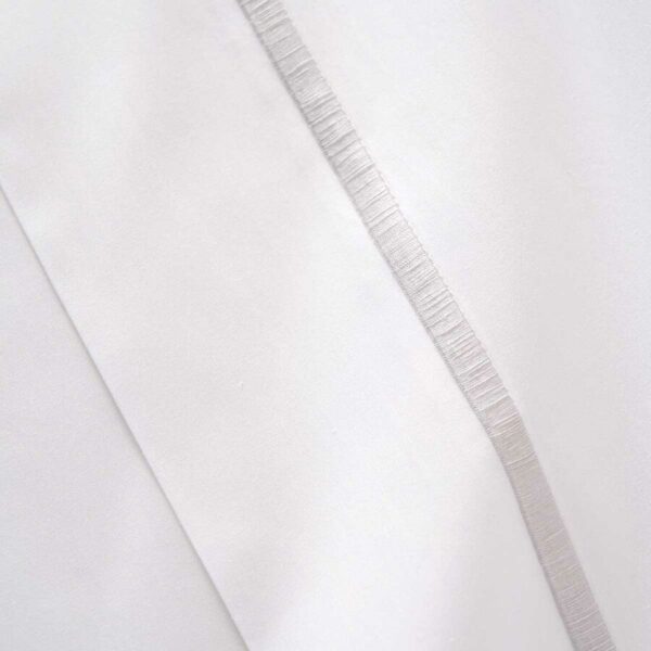 Athena Silver flat sheet 270 x 295 cm Yves Delorme - Image 3