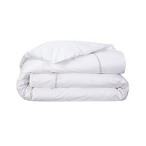 Athena Silver duvet cover 140 x 200 cm Yves Delorme