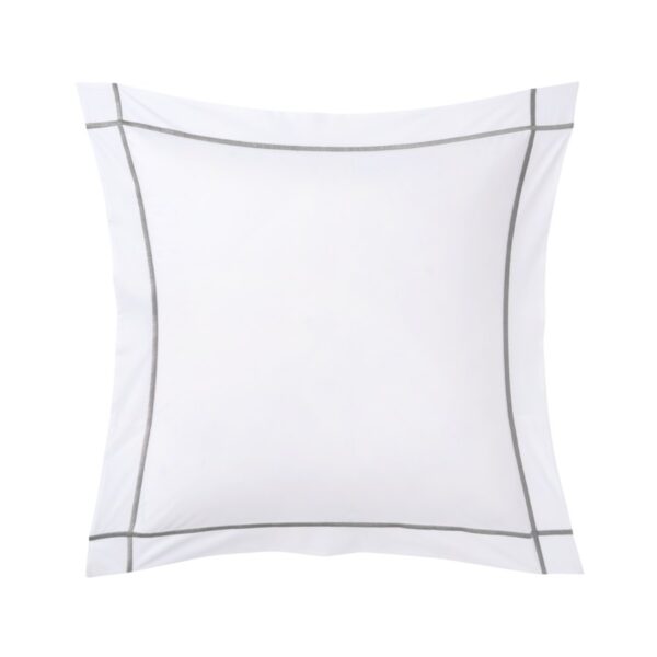 Athena Platine pillow case 65 x 65 cm Yves Delorme