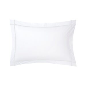 Athena Silver pillow case 50 x 75 cm Yves Delorme