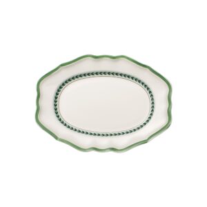 French Garden Green Line oval platter VilleroyBoch