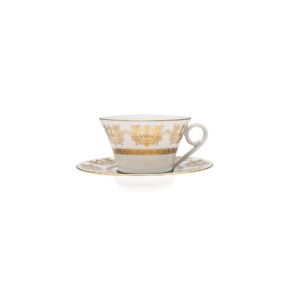 Ritz Impérial Blanc Or Tea cup and saucer Haviland