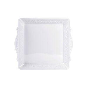 Louvre square handled tray Bernardaud