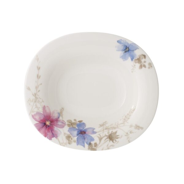 Mariefleur Gris Basic Oval deep plate 24x21 cm VilleroyBoch
