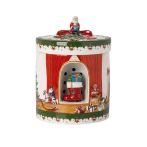 Christmas Toys Gift box round, santa brings gifts VilleroyBoch