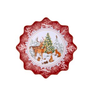 Toys Fantasy large biscuit plate forest animals VilleroyBoch
