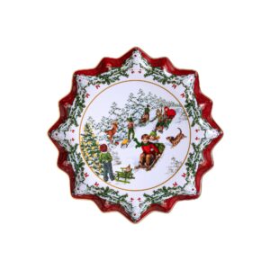 Toys Fantasy deep biscuit plate sleigh ride VilleroyBoch