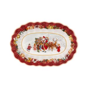 Toy`s Fantasy Bowl oval large, santa and kids VilleroyBoch