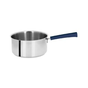 Mutine fixed saucepan 14 cm bakelite blue ink handle Cristel