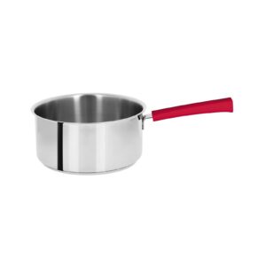 Mutine fixed saucepan 14 cm bakelite raspberry handle Cristel