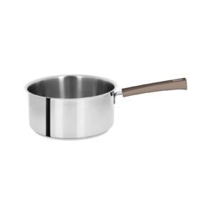 Mutine fixed saucepan 14 cm bakelite taupe handle Cristel