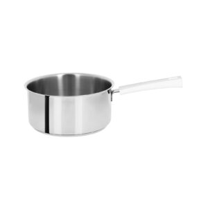 Mutine fixed saucepan 20 cm bakelite white handle Cristel