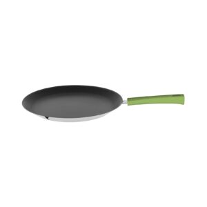 Mutine fixed exceliss Crepe Pan 30 cm bakelite lime green handle Cristel