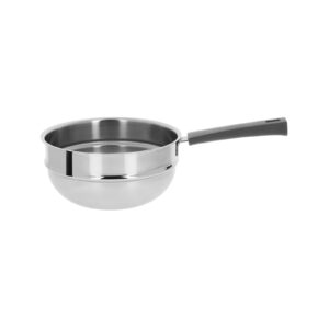 Mutine fixed bain-marie 20 cm bakelite grey handle Cristel