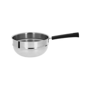 Mutine fixed bain-marie 20 cm black bakelite handle Cristel