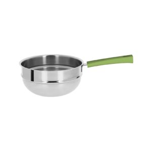 Mutine fixed bain-marie 20 cm bakelite lime green handle Cristel