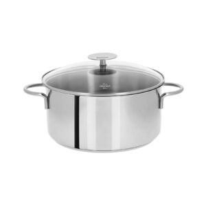 Mutine fixed stewpan 24 cm induction + glass lid Cristel