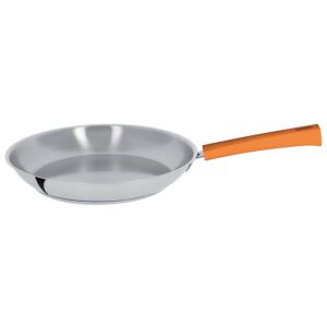 Frying pan 24 cm mutine fixed orange bakelite handle Cristel