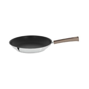 Frying pan 24 cm mutine fixed exceliss taupe bakelite handle Cristel
