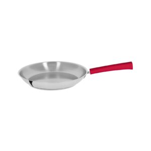 Frying pan 28 cm mutine fixed raspberry bakelite handle Cristel