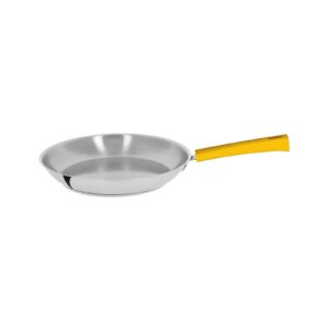 Frying pan 28 cm mutine fixed yellow bakelite handle Cristel
