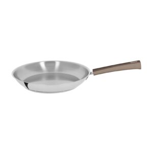 Frying pan 28 cm mutine fixed taupe bakelite handle Cristel