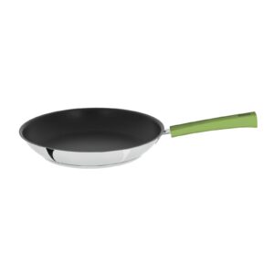 Frying pan 28 cm mutine fixed exceliss lime green bakelite handle Cristel