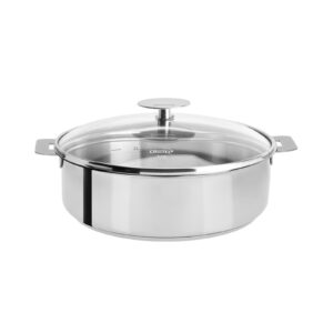 Mutine removable Sauté Pan 20 cm induction + platine lid Cristel