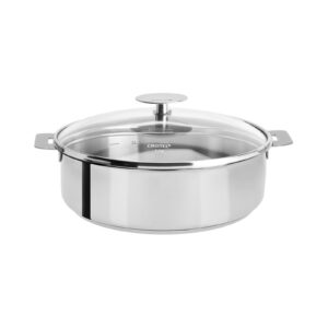 Mutine removable Sauté Pan 22 cm induction + platine lid Cristel