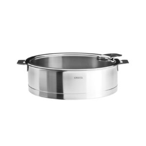 Strate removable Sauté Pan 22 cm + strate flat glass lid Cristel
