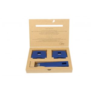 Set of detachable handles blue ink Cristel