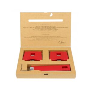 Set of detachable handles raspberry Cristel