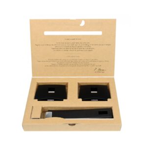 Set of detachable handles black Cristel
