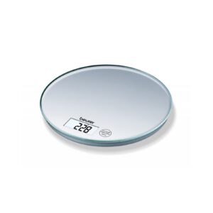 Round glass kitchen scales 5 kg/1 g Balances Cristel