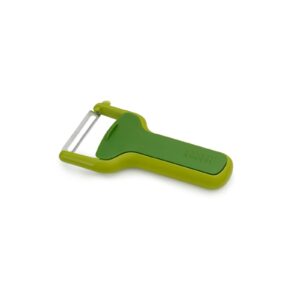 Straight peeler with blade guard - green SafeStore Joseph Joseph