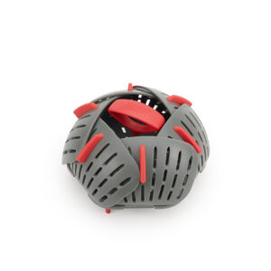 Folding steamer basket grey/red DUO Joseph Joseph