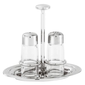 Cruet set salt and pepper 16 cm Avenue Sambonet