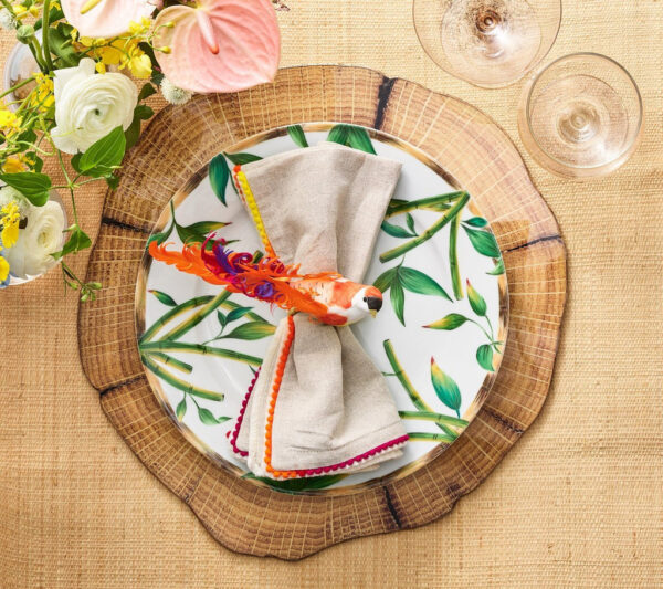 Woodland Placemat natural / brown Kim Seybert - Image 3