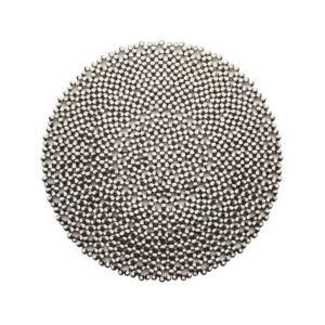 Gilded Channel Placemat silver Kim Seybert