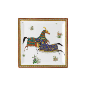 Cheval d’Orient square plate № 4 Hermès