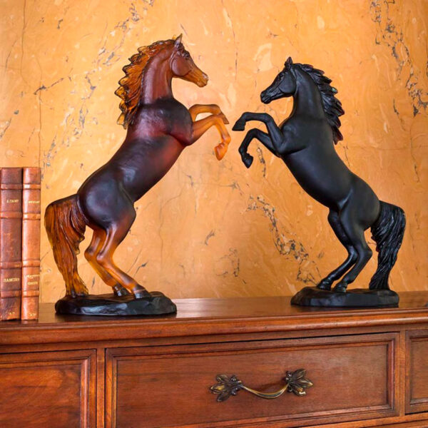 Amber Brown Spirited Horse Daum - Image 2