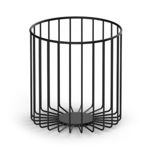 DW 220 Towel basket - Black matt Décor Walther