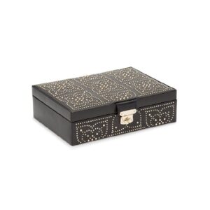 Marrakesh Flat Jewelry Box - Black Wolf 1834