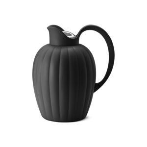 Bernadotte Thermo Jug Midnight Black, ss Lid, Pp  Abs 1L Georg Jensen