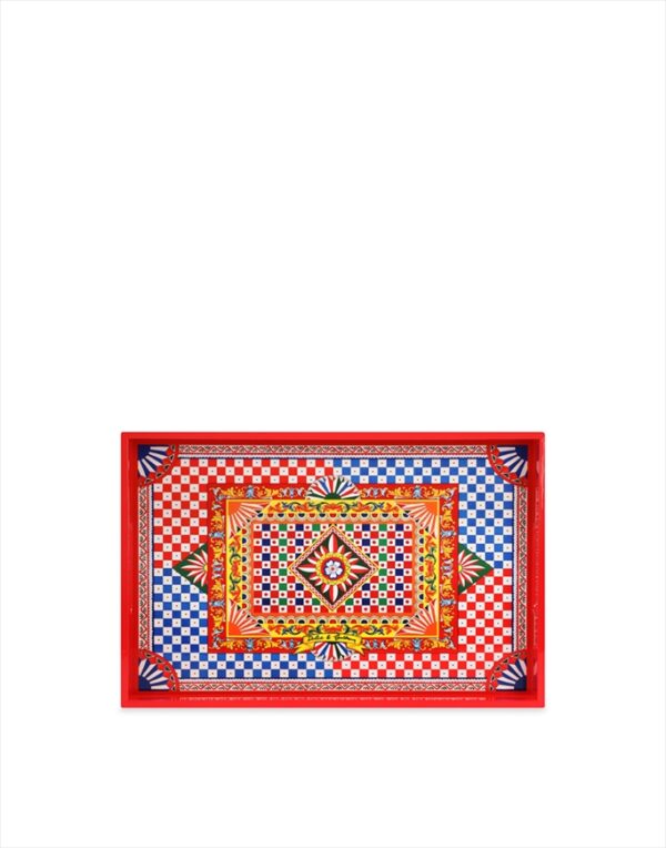 Carretto Siciliano Rectangular Tray 46 x 30 x 5.5 cm Dolce Gabbana