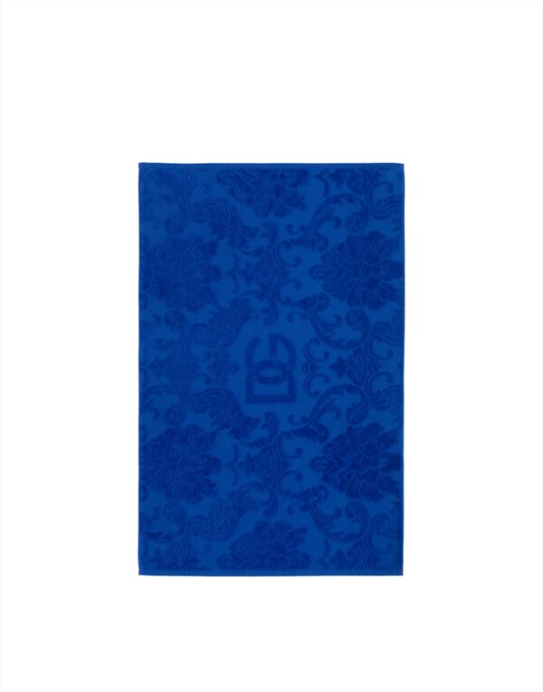 Crosswise Mat - Jacquard Blue 87 x 54 cm Dolce Gabbana