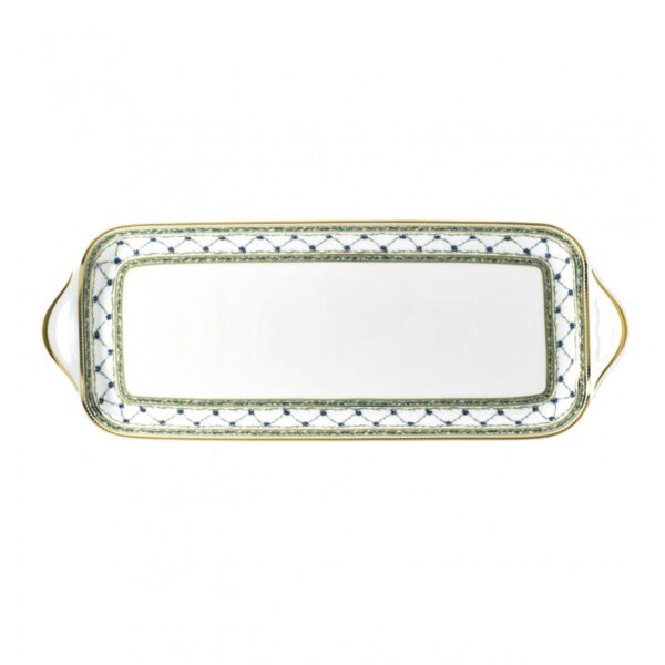 Allée Du Roy Long cake serving plate 40x15cm Raynaud