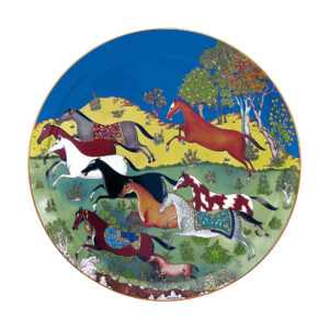 Cheval d’Orient tart platter Hermès