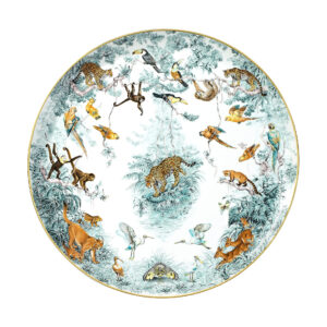 Carnets d’Équateur large round tray Hermès